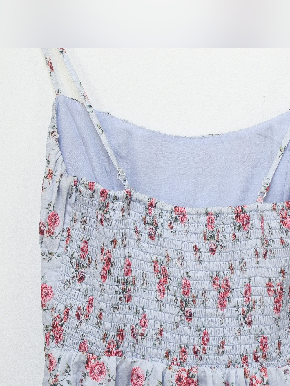 Bellevue The Label Rosetta Floral Midi Dress Drop Waist Size S Coquette Fairy - Picture 7 of 9